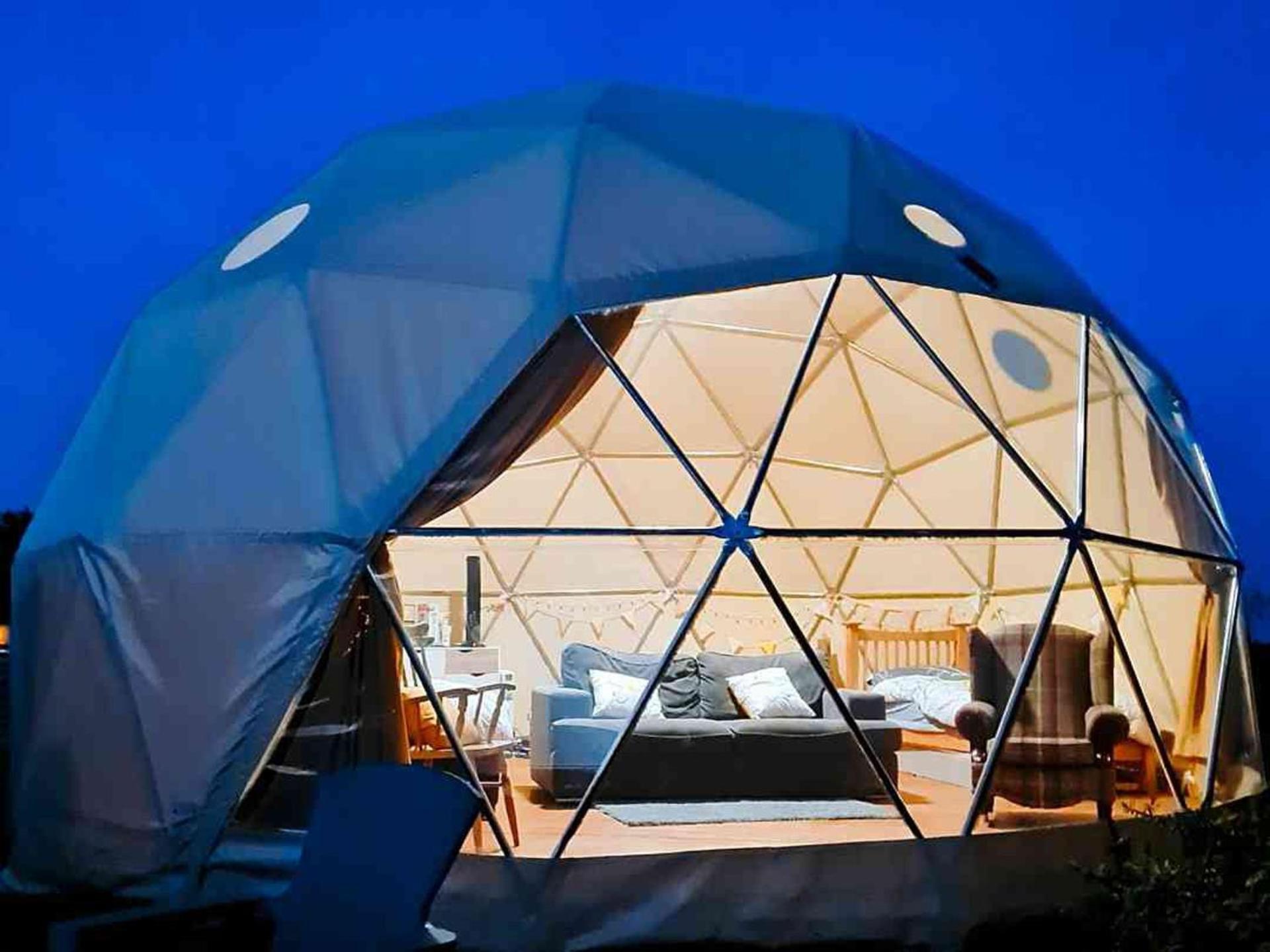 Geodome With Sea Views Near Pendine Villa Eksteriør bilde